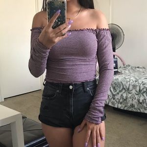 off the shoulder top